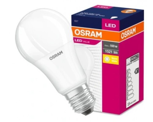 Лампа светодиодная Osram LED Value A100 13W 2700K E27