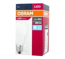 Лампа светодиодная OSRAM LED A60 8,5W 4000К E27