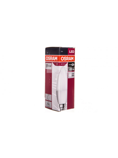 Лампа LED бытовая E14 5.7W 6500K OSRAM