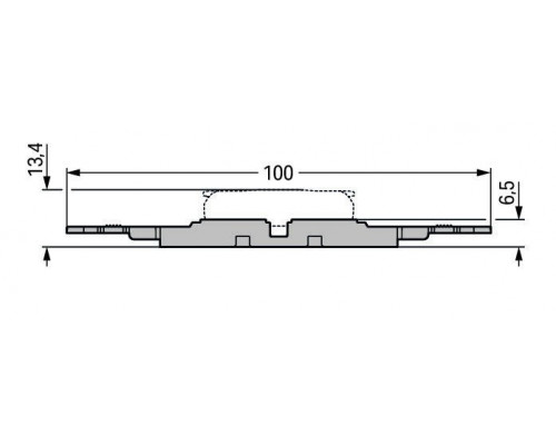 Держатель клемм 221-2411 WAGO 221-2502