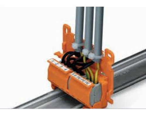 Монтажный держатель на DIN-рейку для клемм серии 222-4**