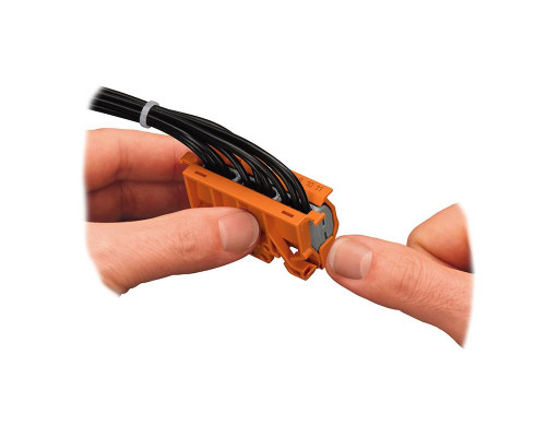 Монтажный держатель на DIN-рейку для клемм серии 222-4**