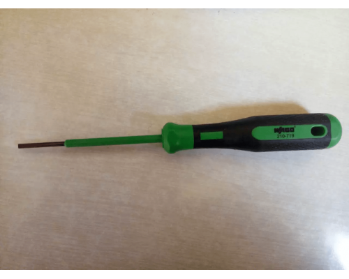 Отвертка; плоская; 2,5x0,4мм 210-719 WAGO