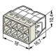 Клемма на 8 проводов WAGO 2273-208 0.5-2.5 мм²