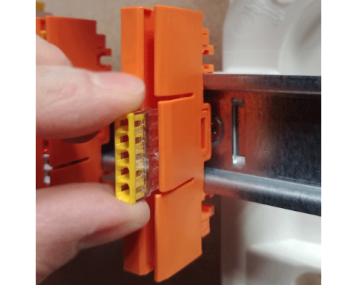 Suport terminal 2273-20* WAGO pentru șină DIN (2273-500)