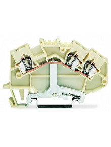 3-проводные экранированные клеммы; 2,5 мм²; для DIN-рейки 35 x 15 и 35 x 7,5; CAGE CLAMP®; 2,50 mm²; белый