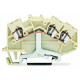 3-проводные экранированные клеммы; 2,5 мм²; для DIN-рейки 35 x 15 и 35 x 7,5; CAGE CLAMP®; 2,50 mm²; белый