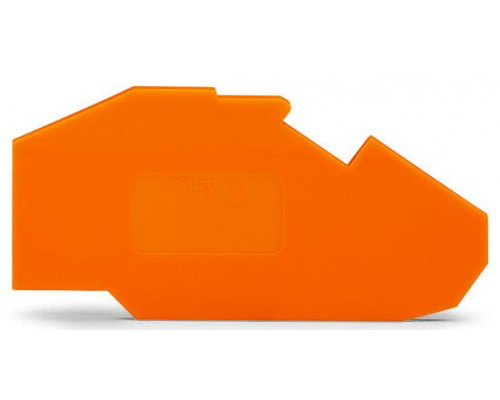 Торцевая и промежуточная пластина; толщиной 1,5 мм; оранжевая