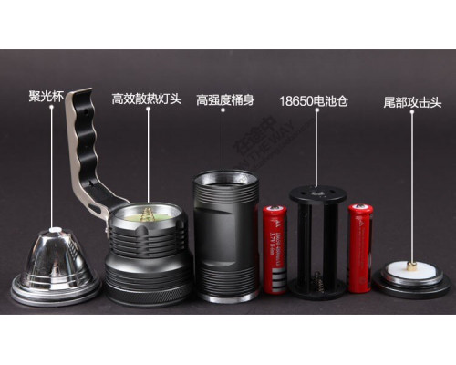 Lampa de mana xpg/xm-l t6 -54217 800 Lm