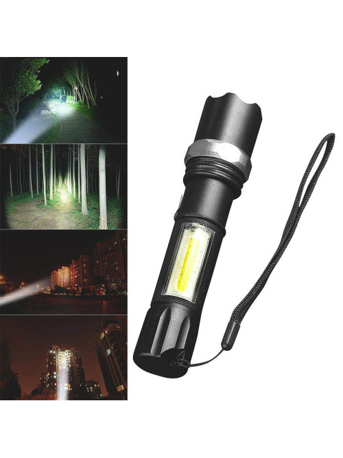 Светодиодный фонарик USB 2800 Lm
