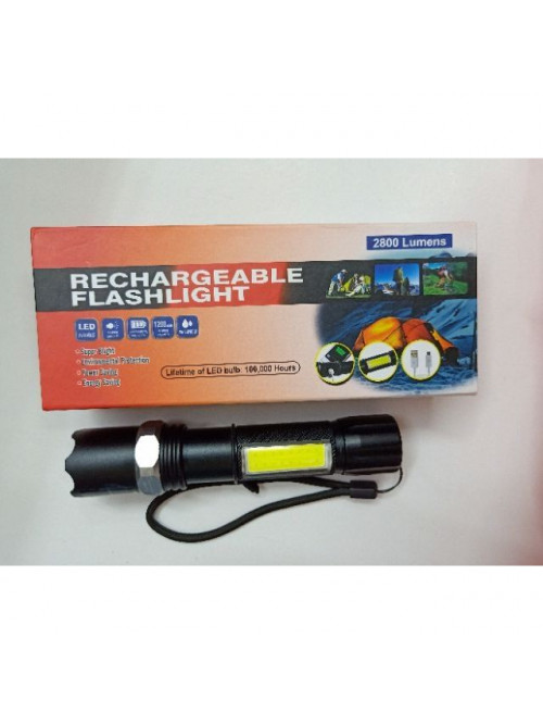 Светодиодный фонарик USB 2800 Lm