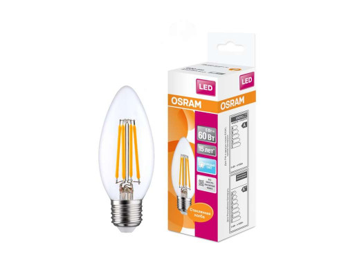 Светодиодная лампа OSRAM LS B60 FILAMENT 5W 600Lm 4000K E27