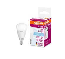 Лампа светодиодная LED STAR CLASSIC OSRAM  5W/840 5Вт 4000К E14 220в
