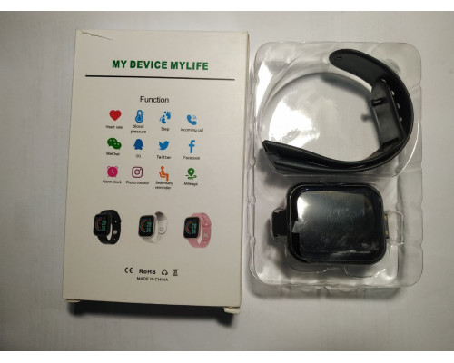 Смарт часы D20 чёрные