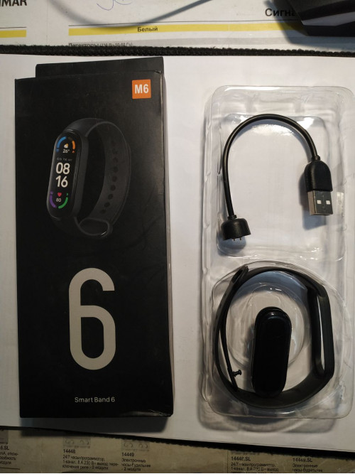 Смарт часы Smart Band M6 чёрные