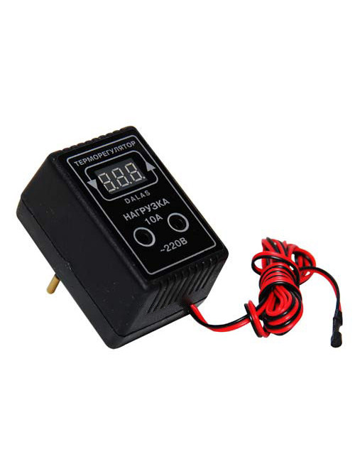 Терморегулятор универсальный цифровой DALAS 10А / 220V / L=1,5м в розетку