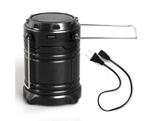 Туристический фонарь-лампа на солнечной батарее G-85 кемпинговый