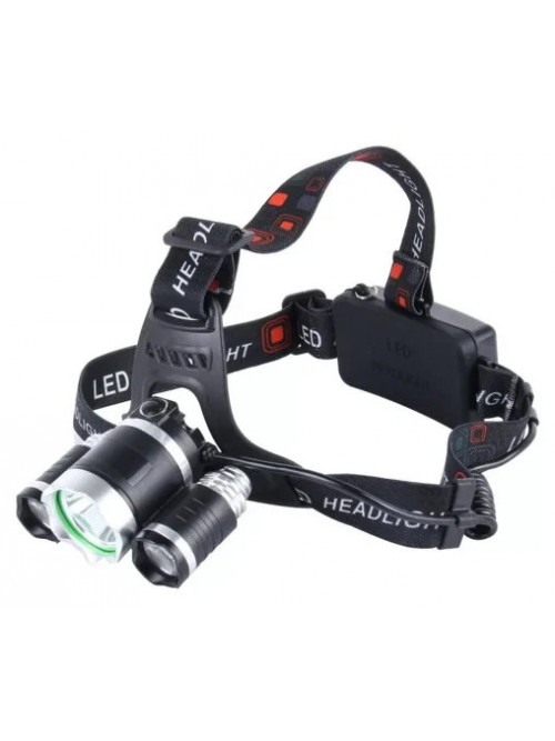Налобный Фонарь Rotary Zoom Headlamp c 3 Светодиодами