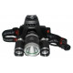 Налобный Фонарь Rotary Zoom Headlamp c 3 Светодиодами