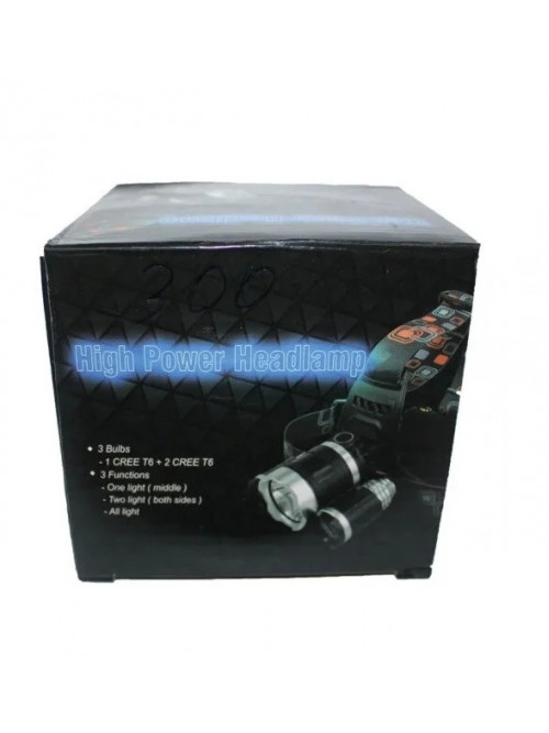 Налобный Фонарь Rotary Zoom Headlamp c 3 Светодиодами