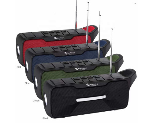 Фонарик с радио на аккумуляторе с солнечной панелью NR-B5fMT