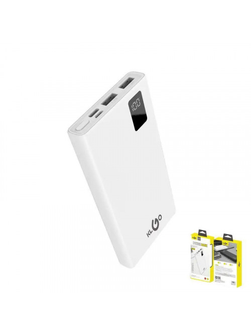 Зарядное устройство POWER BANK KLGO kp-60 10000 mah с дисплеем белый