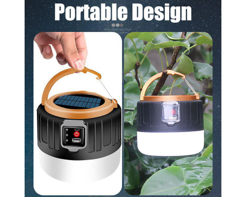 Фонарь переносной аккумуляторный на солнечной батарее CT-4289