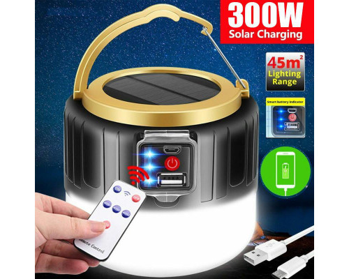 Фонарь переносной аккумуляторный на солнечной батарее CT-4289