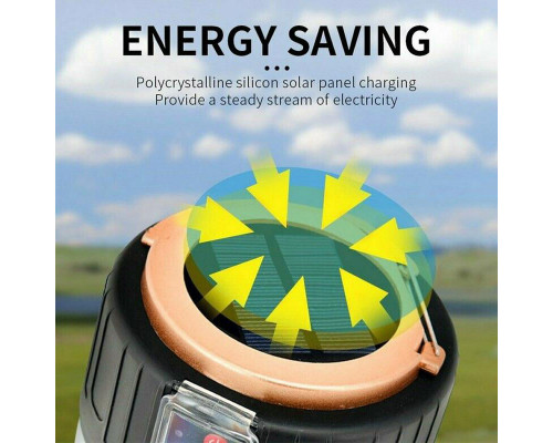 Фонарь переносной аккумуляторный на солнечной батарее CT-4289