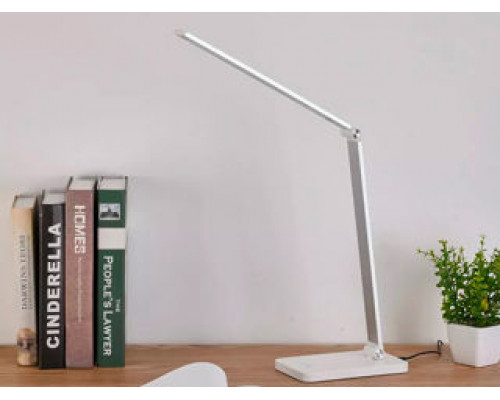 Настольная лампа LED SMART 6Вт USB FN2020 SILVER