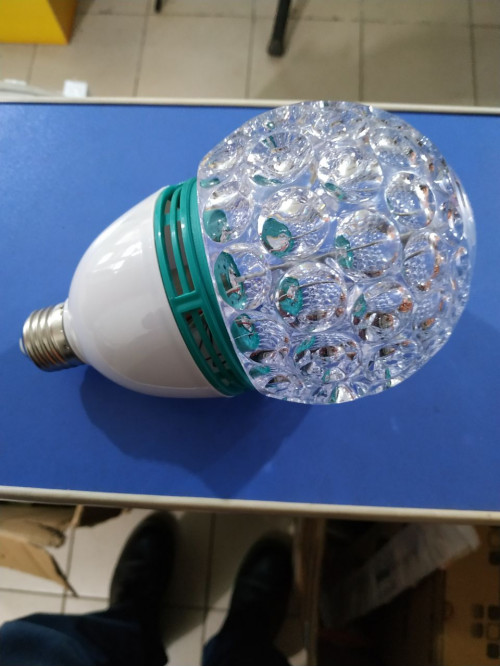 Диско лампа вращающаяся светодиодная, E27 LED RGB 3Вт для праздника.220419-2