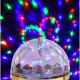 Диско лампа вращающаяся светодиодная, E27 LED RGB 3Вт для праздника.220419-2