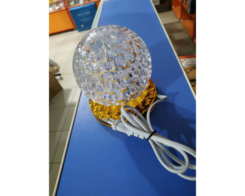 Диско шар вращающийся светодиодный; LED RGB 6Вт