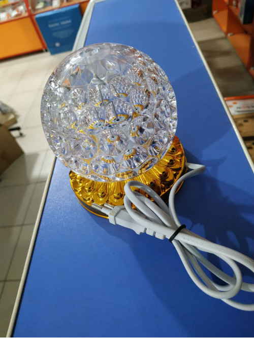 Диско шар вращающийся светодиодный; LED RGB 6Вт