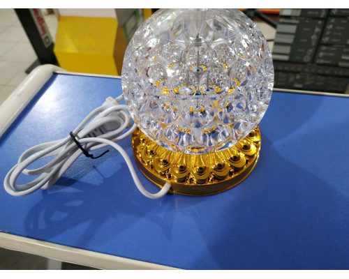 Диско шар вращающийся светодиодный; LED RGB 6Вт