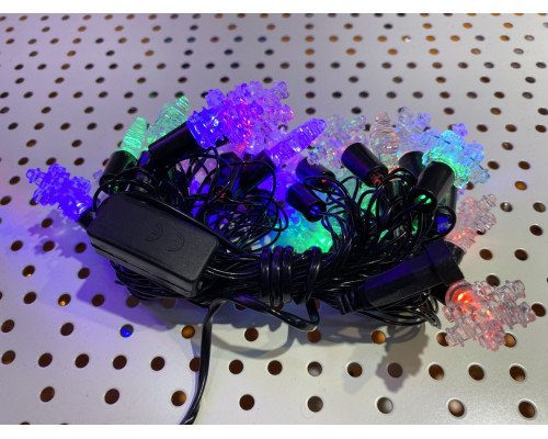 Разноцветная гирлянда 4,3 метра