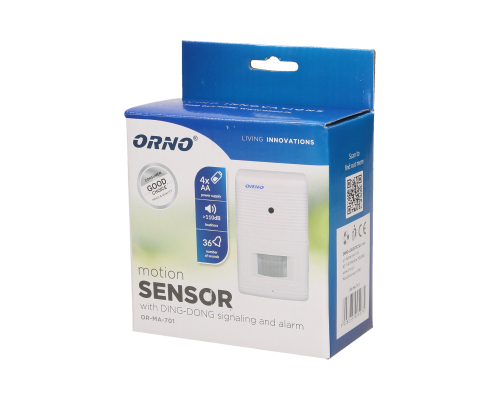 Датчик движения с сигнализацией и сигнализацией DING-DONG  OR-MA-701