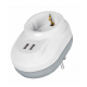 Сетевой Фильтр с Заземлением 16A + 2xUSB 2.4A 40130106