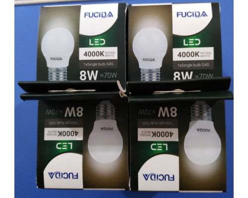 Светодиодная лампа 8Вт 4 штуки 4000K FA2602