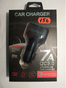 Быстрая USB зарядка в авто от прикуривателя для телефона, XZY-008 4 Port QC3. 0