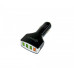 Быстрая USB зарядка в авто от прикуривателя для телефона, XZY-008 4 Port QC3. 0