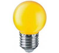 Лампа светодиодная 1вт жёлтая E27 718308