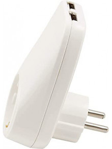 Зарядка Розетка Emos с 2 портами USB 2100mA P0072 