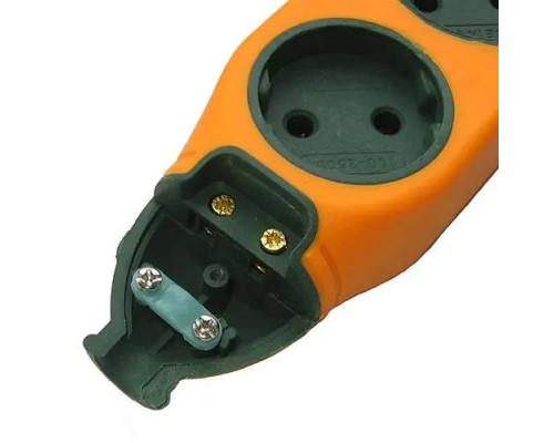 Колодка 4 розеток двусторонняя для удлинителя 16А