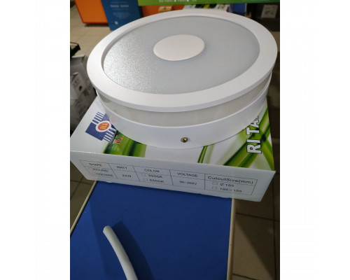 Светильник накладной 24W 6500К