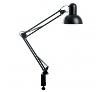 Lampă lampă transformator de masă E27 pe o clemă, negru 24233 