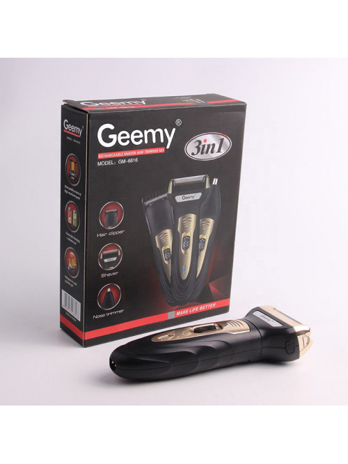 Машинка для стрижки Geemy Gm-6616 аккумуляторная