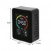 Detector de calitate a aerului Detector de aer care monitorizează CO2, temperatura și umiditatea, Negru H8