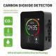 Детектор качества воздуха Air Detector контроль СО2, температура и влажность, Чёрный H8