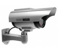 Cameră CCTV falsă cu panou solar Gri Orno OR-AK-1207/G